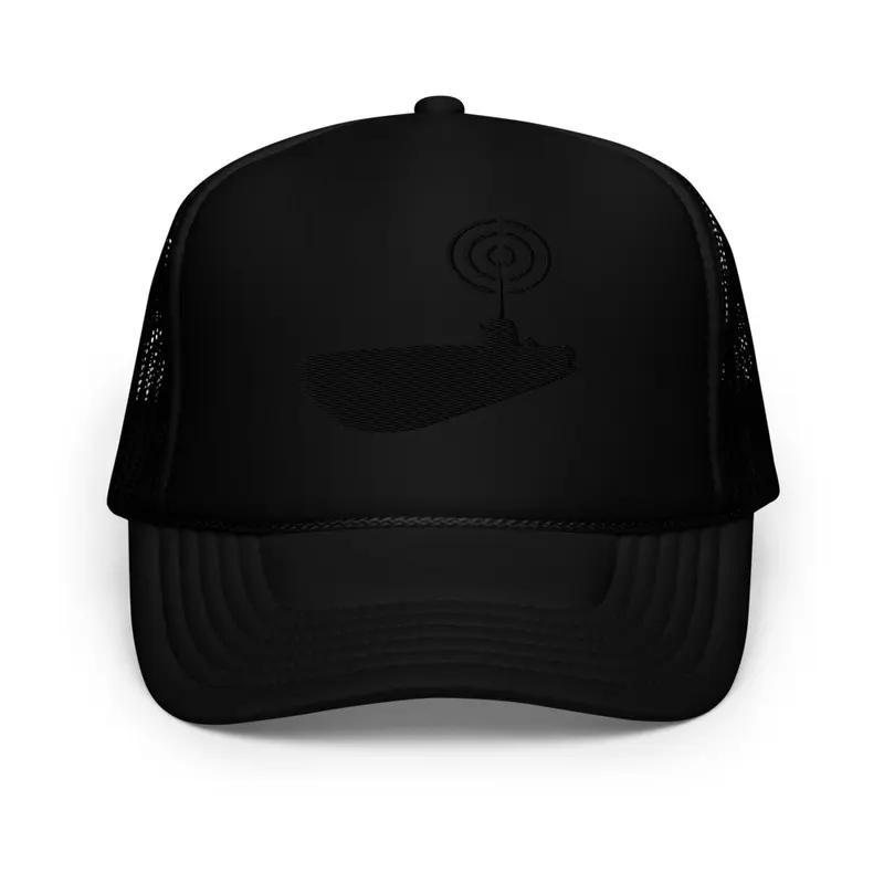 Sub FM Embroidered Trucker Hat (Black)